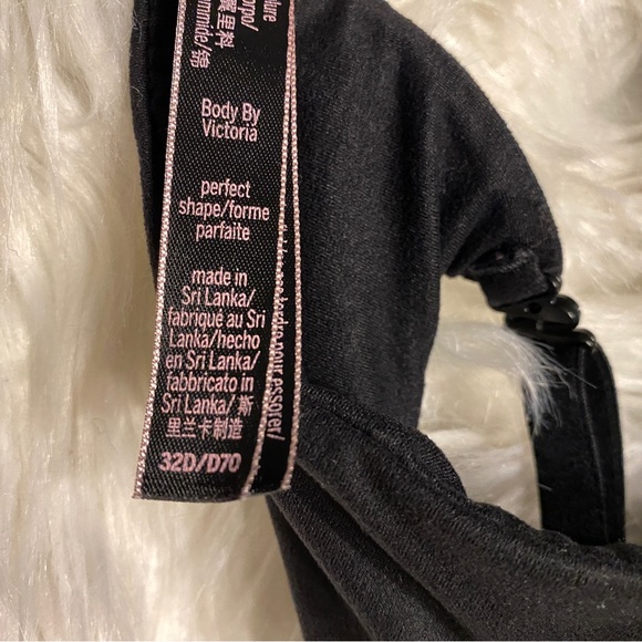 Victorias Secret 32B Bra Black Body by Victoria Perfect Shape - Picture 7 of 7
